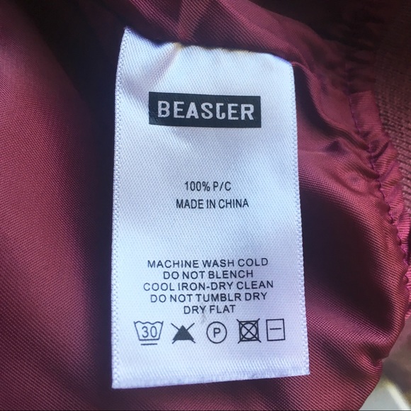 BEASTER Ghost Face Iridescent Shimmer Bomber S - Picture 7 of 8